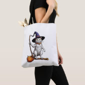 Katzenassistent Halloween Hexenkatzen - Katzenlieb Tasche (Von Nahem)