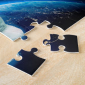 Katzenastronaut im Weltraum Puzzle (Seite)