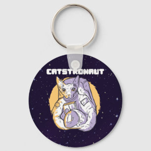 Katzenastronaut Katze Kosmonaut Schlüsselanhänger