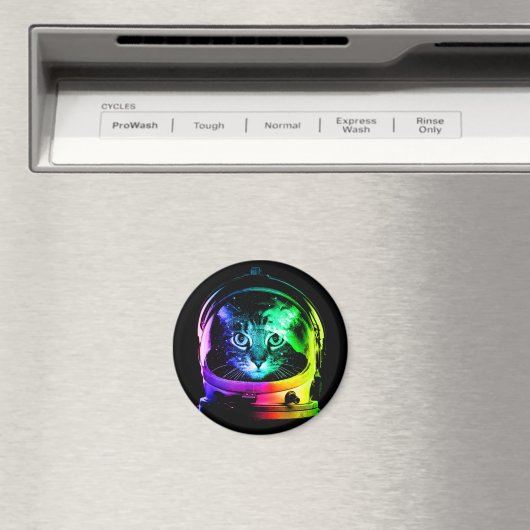 Katzenastronaut Magnet (In Situ (Geschirrspüler))