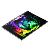 Katzenastronaut Notizblock (Linke Seite)