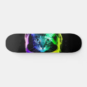 Katzenastronaut Skateboard (Horizontal)