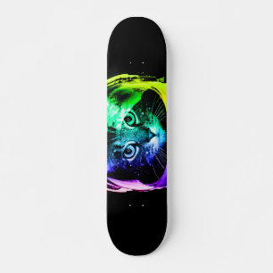 Katzenastronaut Skateboard