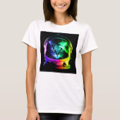 Katzenastronaut T-Shirt (Vorderseite)