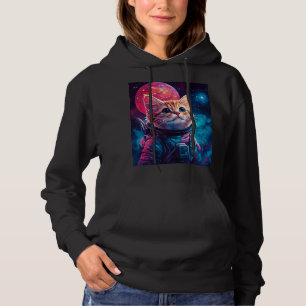 Katzenastronautenraum Hoodie