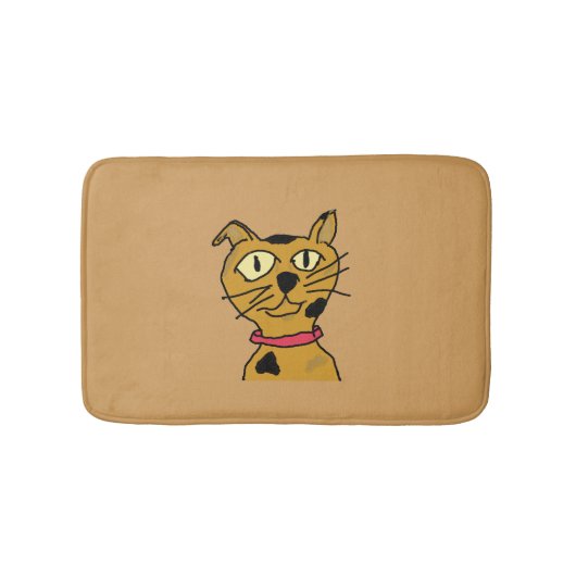 Katzenattitüde Badematte (Vorderseite)