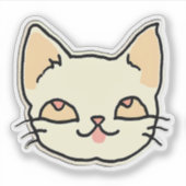 Katzenaufkleber Aufkleber (Vorderseite)