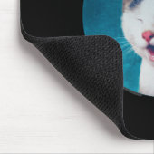 Katzenaufkleber mousepad (Ecke)