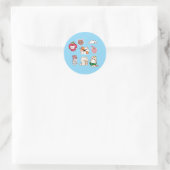 Katzenaufkleber Runder Aufkleber (Tasche)