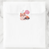 Katzenaufkleber Runder Aufkleber (Tasche)