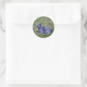 Katzenaufkleber Runder Aufkleber (Tasche)