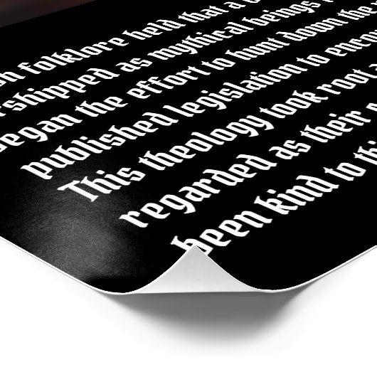 Katzenaufstellung Poster (Ecke)