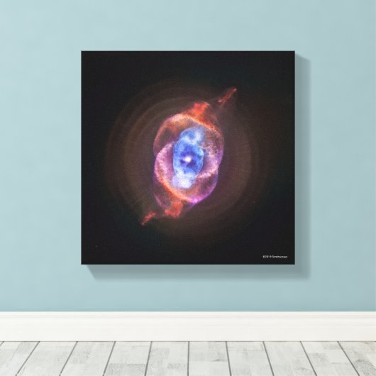 Katzenauge Leinwanddruck (Insitu (Holzboden))