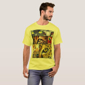 Katzenaugen-Collagen-T - Shirt (Vorne ganz)