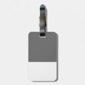 Katzenaugen Gepäckanhänger (Rückseite vertikal)