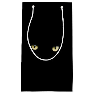 Katzenaugen-Geschenk-Tasche Halloweens schwarze Kleine Geschenktüte