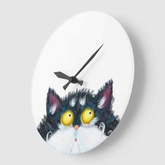 Katzenaugen Große Wanduhr (Winkel)
