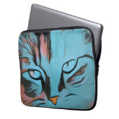 Katzenaugen-Laptophülsen Laptopschutzhülle (Vorderseite Links)