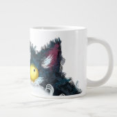 Katzenaugen mit Zwei-Tone-Tasse Jumbo-Tasse (Rechts)