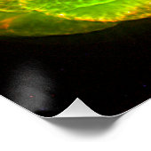 Katzenaugen-Nebel oder NGC 6543 Ansichten Poster (Ecke)