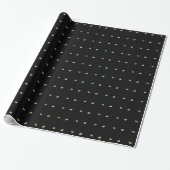 Katzenaugen-Packpapier Halloweens schwarzes Geschenkpapier (Ungerollt)