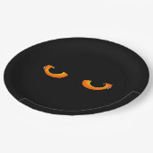 Katzenaugen Pappteller (Schrägansicht)