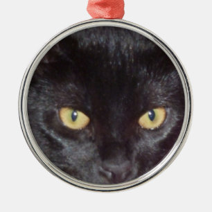 Katzenaugen Silbernes Ornament