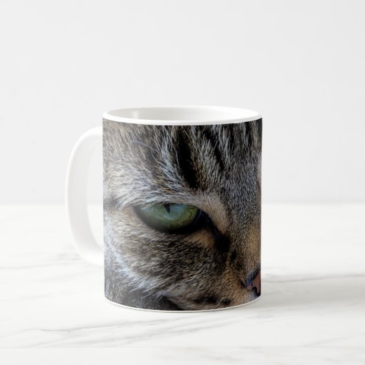 Katzenaugen-Tasse Kaffeetasse (Vorderseite Links)