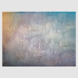 Katzenaugen Vintag Blaues Lila Dekoupage Muster Seidenpapier