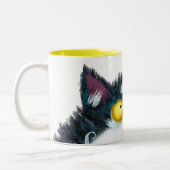 Katzenaugen Zweifarbige Tasse (Links)