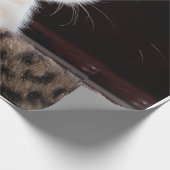 Katzenaussehen Geschenkpapier (Ecke)