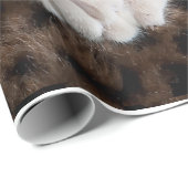 Katzenaussehen Geschenkpapier (Rolleneckpunkt)