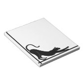 Katzenausstreckung Notizblock (angewinkelt)