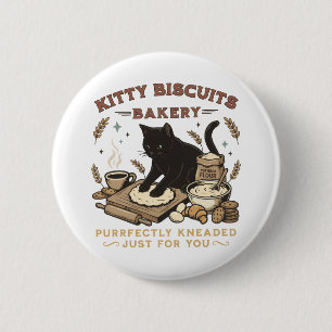 Katzenbäckerei Purrfectly Geknetete Kaffee-Kitty Button