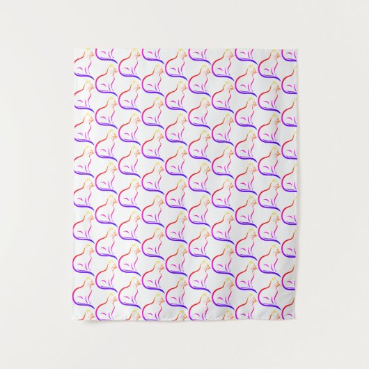 Katzenband Wandteppich (Vorderseite)