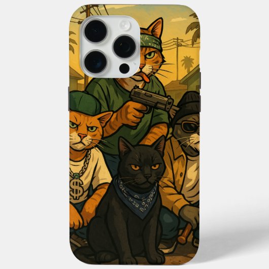 Katzenbande in Grove St Case-Mate iPhone Hülle (Rückseite)