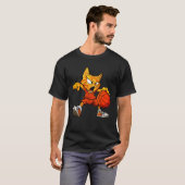 Katzenbasketball T-Shirt (Vorne ganz)