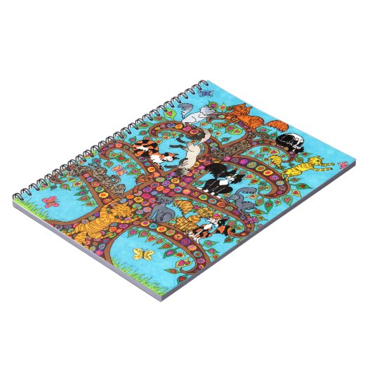 Katzenbaum 2 notizblock (Linke Seite)