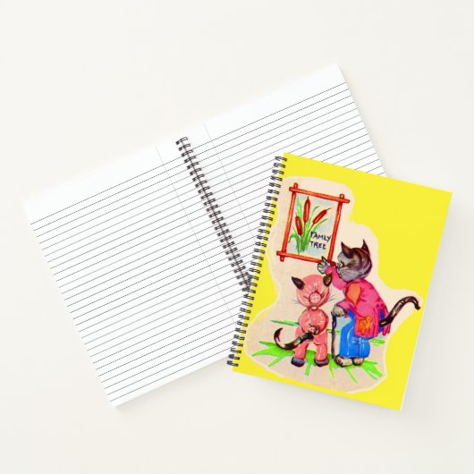 Katzenbaum Notizblock (Innenseite)