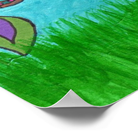 Katzenbaum Poster (Ecke)