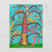 Katzenbaum Postkarte (Vorderseite)
