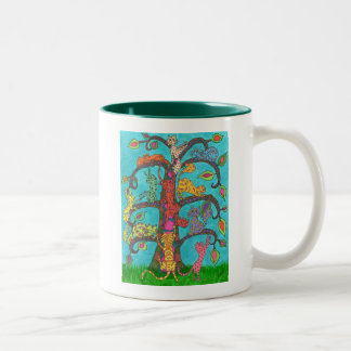 Katzenbaum Zweifarbige Tasse