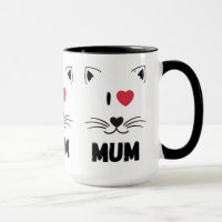 Katzenbecher Ich liebe Mutti