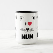 Katzenbecher Ich liebe Mutti Tasse (Zentrum)