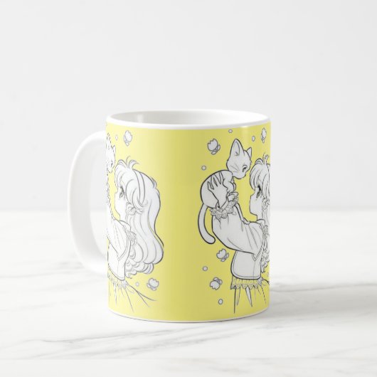 Katzenbecher Kaffeetasse (Vorderseite Links)