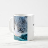 Katzenbecher, Morgenstimmung, Lustiger Becher Kaffeetasse (Vorderseite Links)