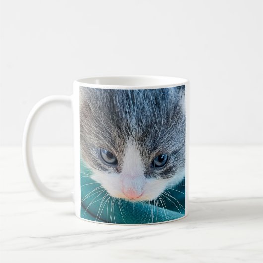 Katzenbecher, Morgenstimmung, Lustiger Becher Kaffeetasse (Links)
