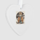 Katzenbegegnung Ornament (Vorderseite)