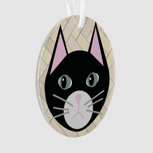 Katzenbeige Ornament (Vorderseite)