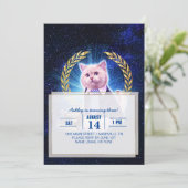 Katzenbeistand Einladung (Stehend Vorderseite)